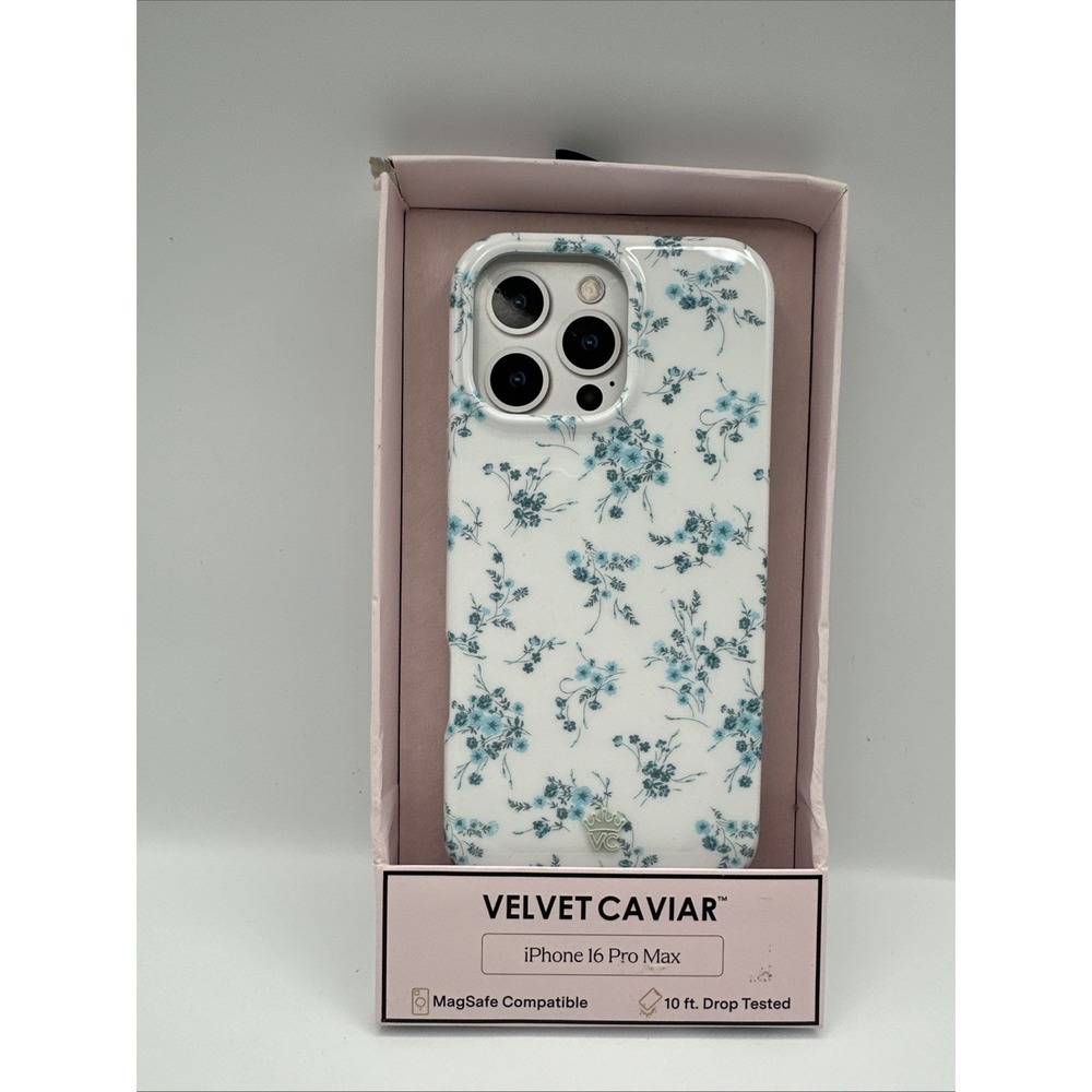 VELVET CAVIAR Magsafe Case for Apple iPhone 16 Pro Max French Blue NEW!